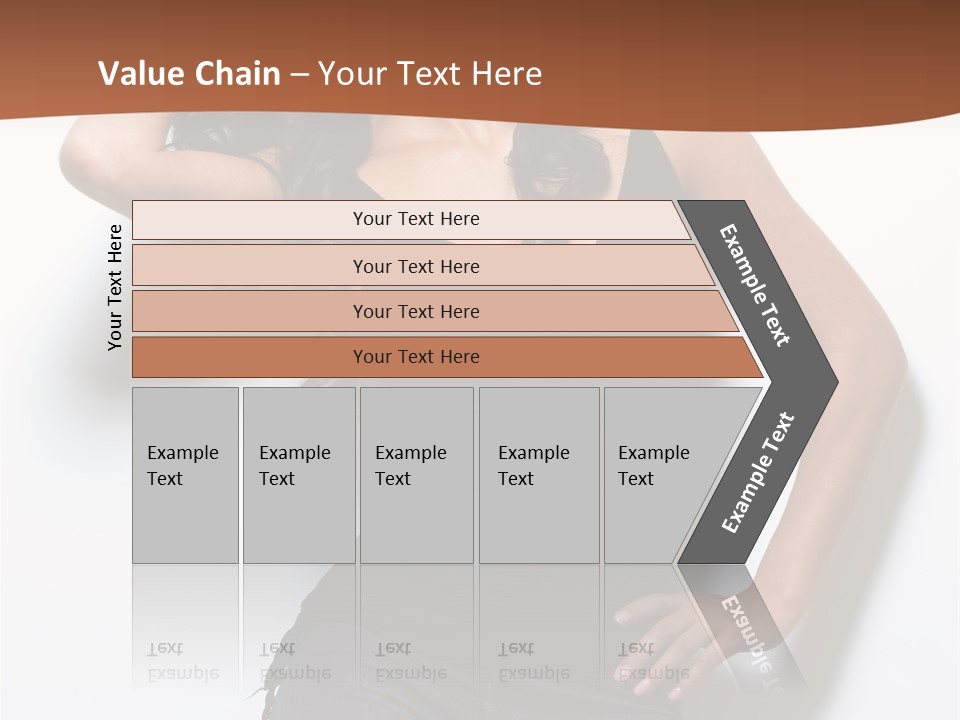 Long Posing Studio PowerPoint Template