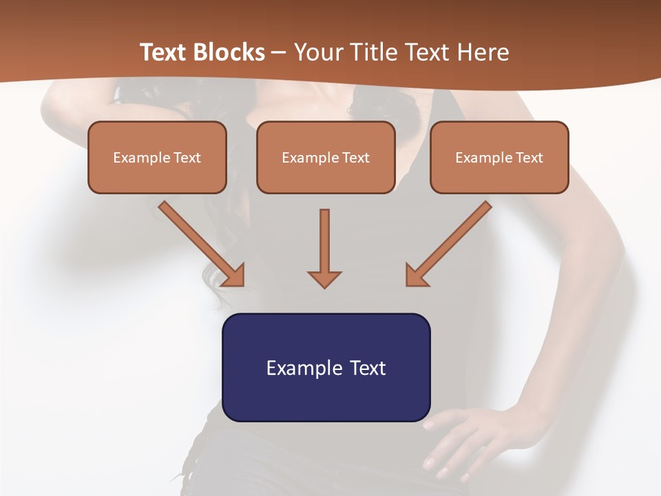 Long Posing Studio PowerPoint Template