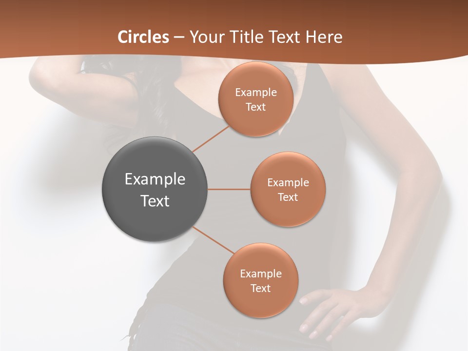 Long Posing Studio PowerPoint Template