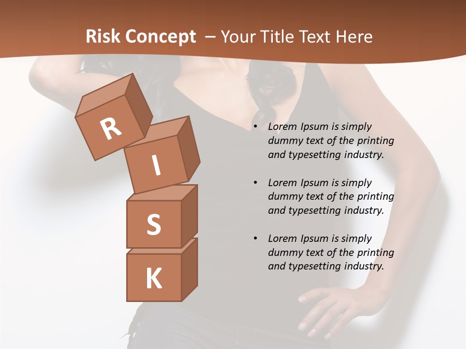 Long Posing Studio PowerPoint Template