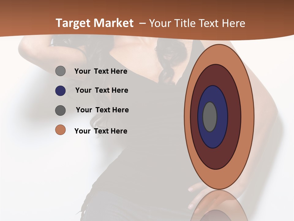 Long Posing Studio PowerPoint Template