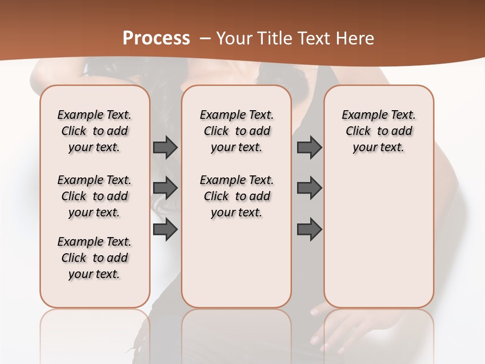 Long Posing Studio PowerPoint Template