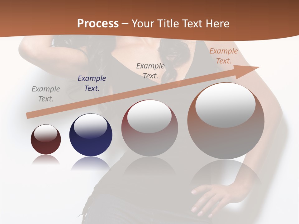 Long Posing Studio PowerPoint Template