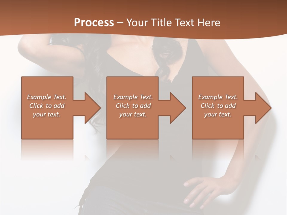 Long Posing Studio PowerPoint Template