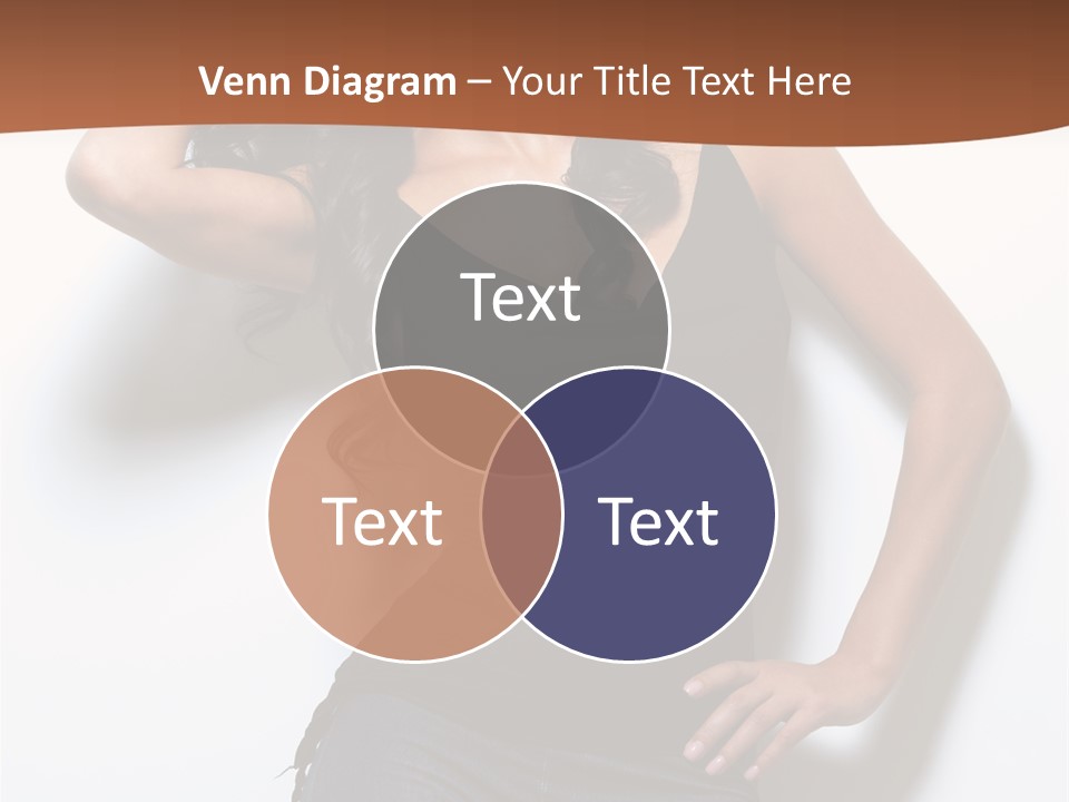 Long Posing Studio PowerPoint Template