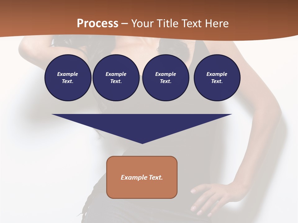 Long Posing Studio PowerPoint Template