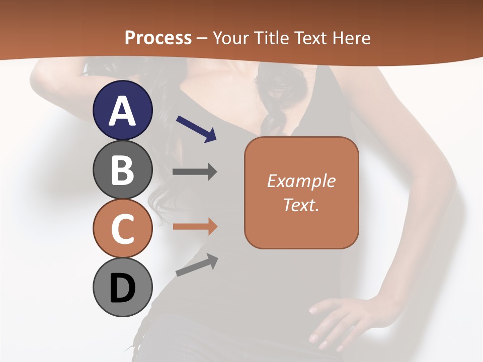 Long Posing Studio PowerPoint Template