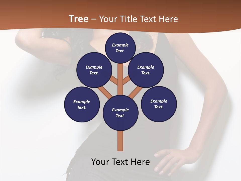 Long Posing Studio PowerPoint Template