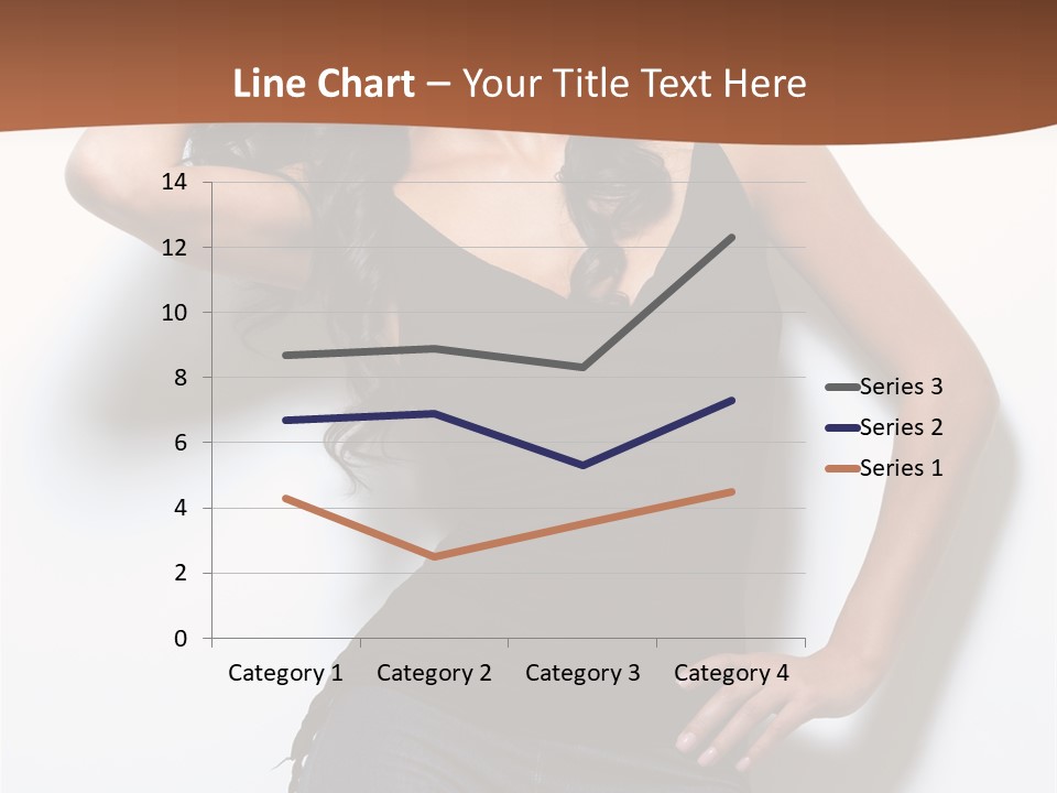 Long Posing Studio PowerPoint Template