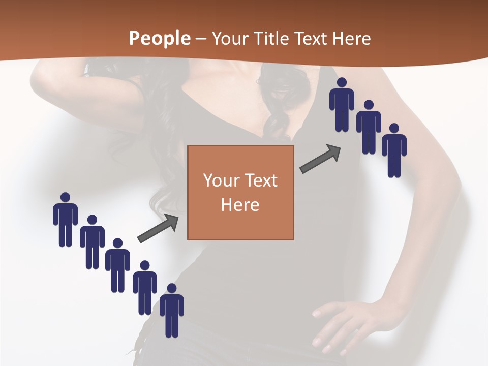 Long Posing Studio PowerPoint Template