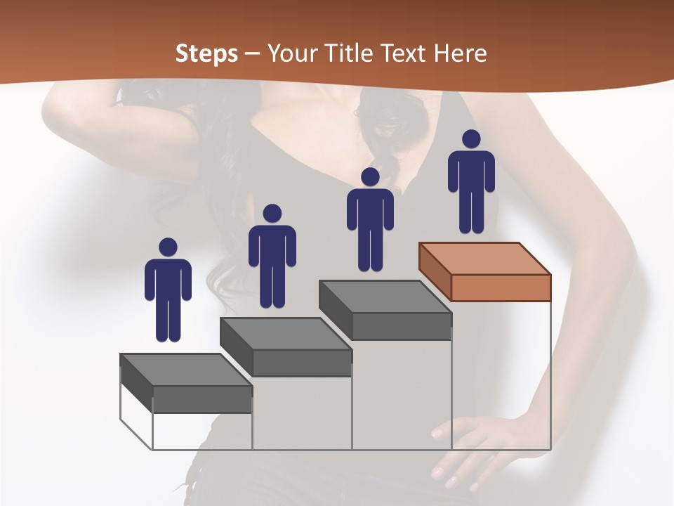 Long Posing Studio PowerPoint Template