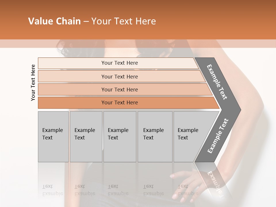 Woman Black Glamour PowerPoint Template