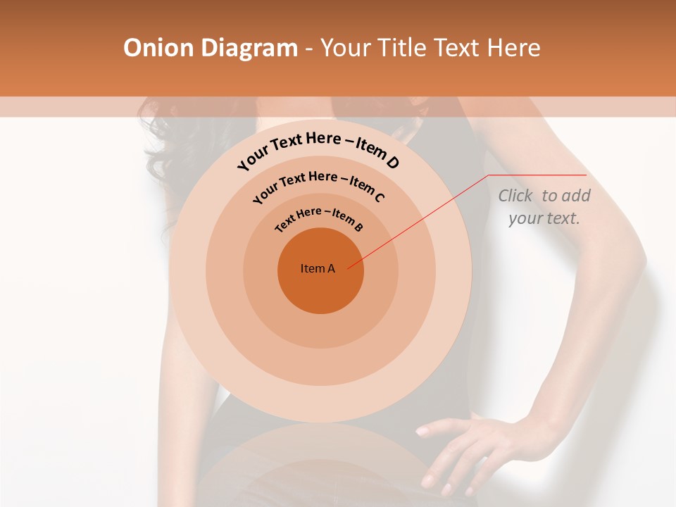 Woman Black Glamour PowerPoint Template