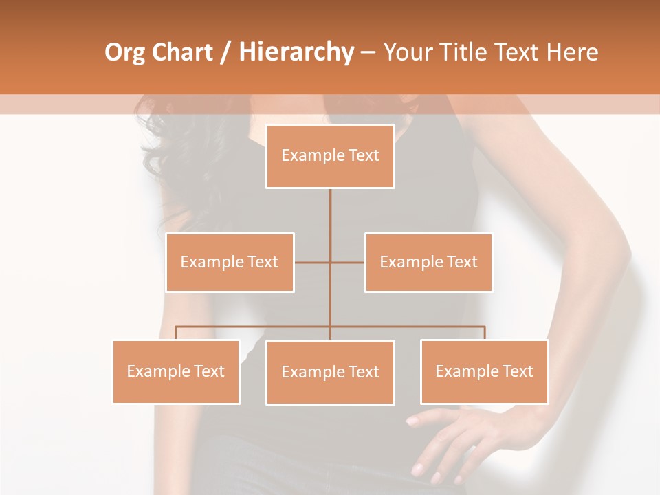 Woman Black Glamour PowerPoint Template