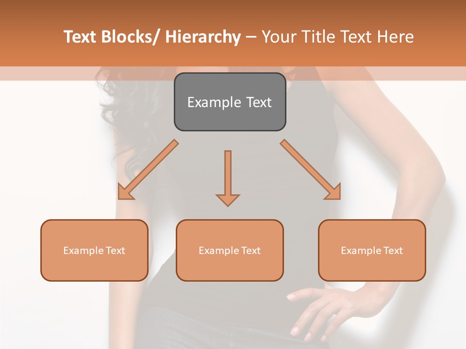 Woman Black Glamour PowerPoint Template