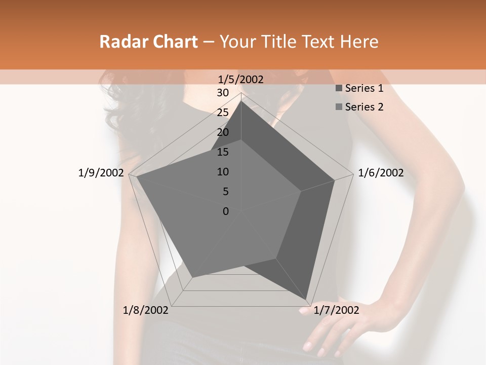 Woman Black Glamour PowerPoint Template