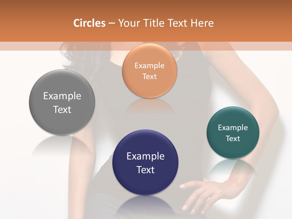 Woman Black Glamour PowerPoint Template