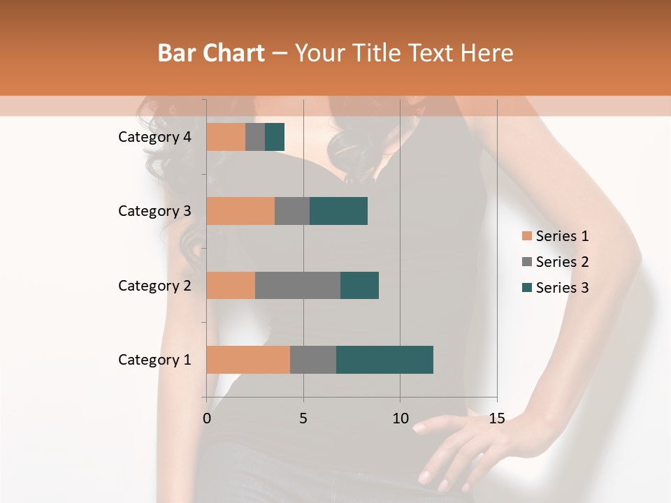 Woman Black Glamour PowerPoint Template