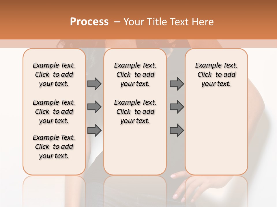 Woman Black Glamour PowerPoint Template