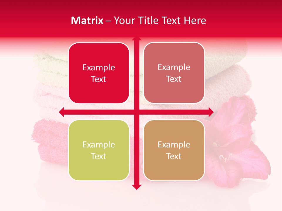 Absorbent Wipe Stack PowerPoint Template