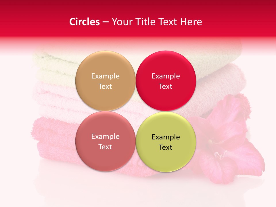 Absorbent Wipe Stack PowerPoint Template