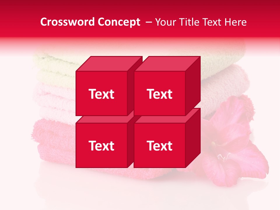 Absorbent Wipe Stack PowerPoint Template