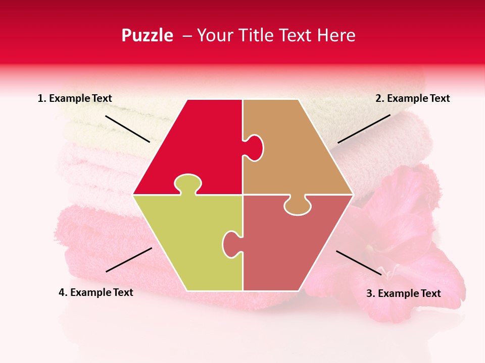 Absorbent Wipe Stack PowerPoint Template