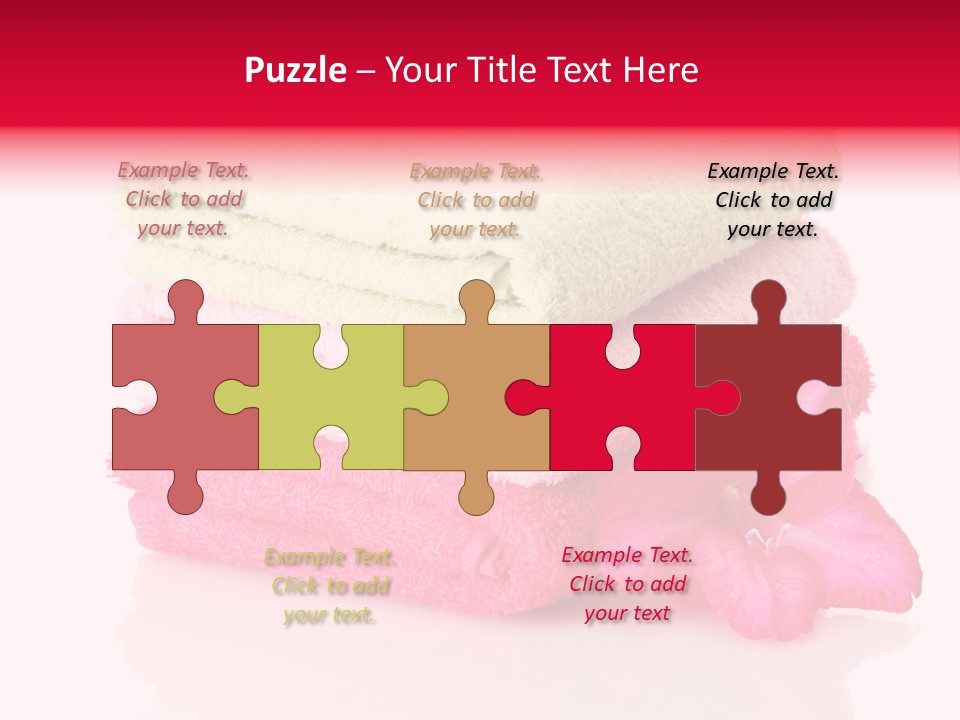 Absorbent Wipe Stack PowerPoint Template