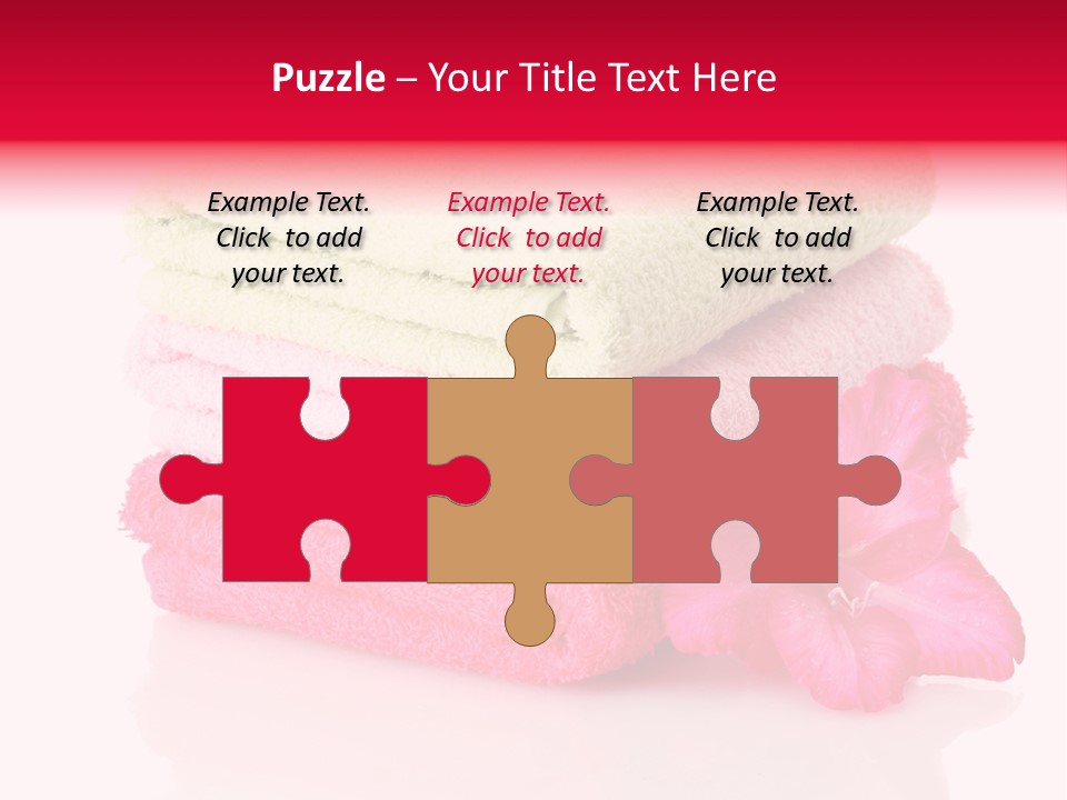 Absorbent Wipe Stack PowerPoint Template