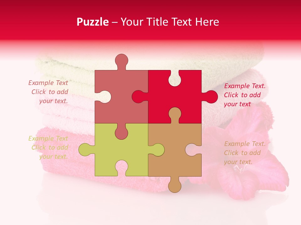 Absorbent Wipe Stack PowerPoint Template