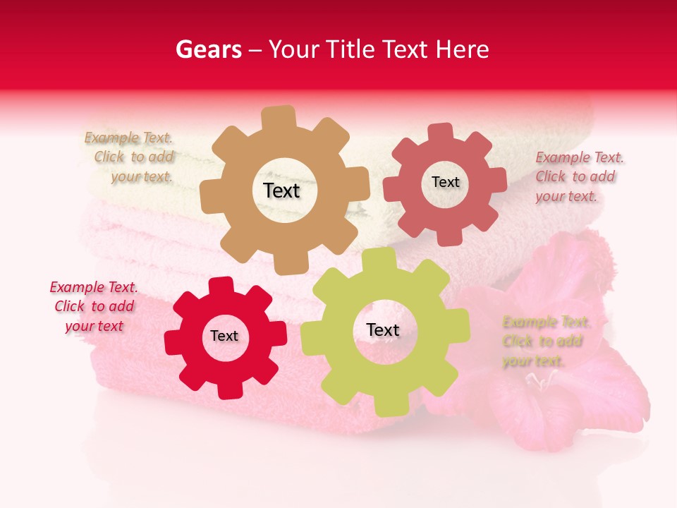 Absorbent Wipe Stack PowerPoint Template