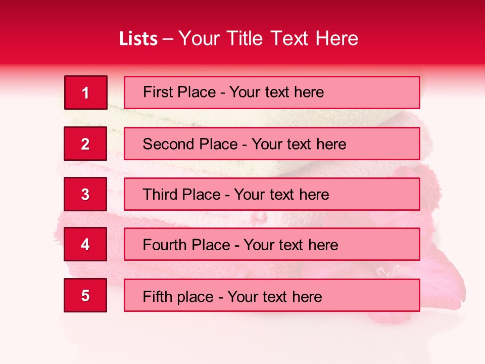 Absorbent Wipe Stack PowerPoint Template