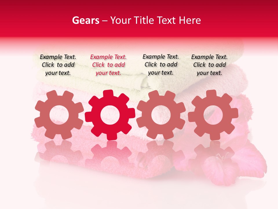 Absorbent Wipe Stack PowerPoint Template