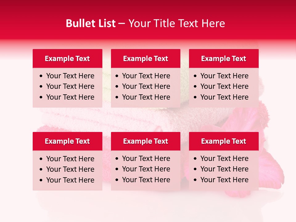 Absorbent Wipe Stack PowerPoint Template