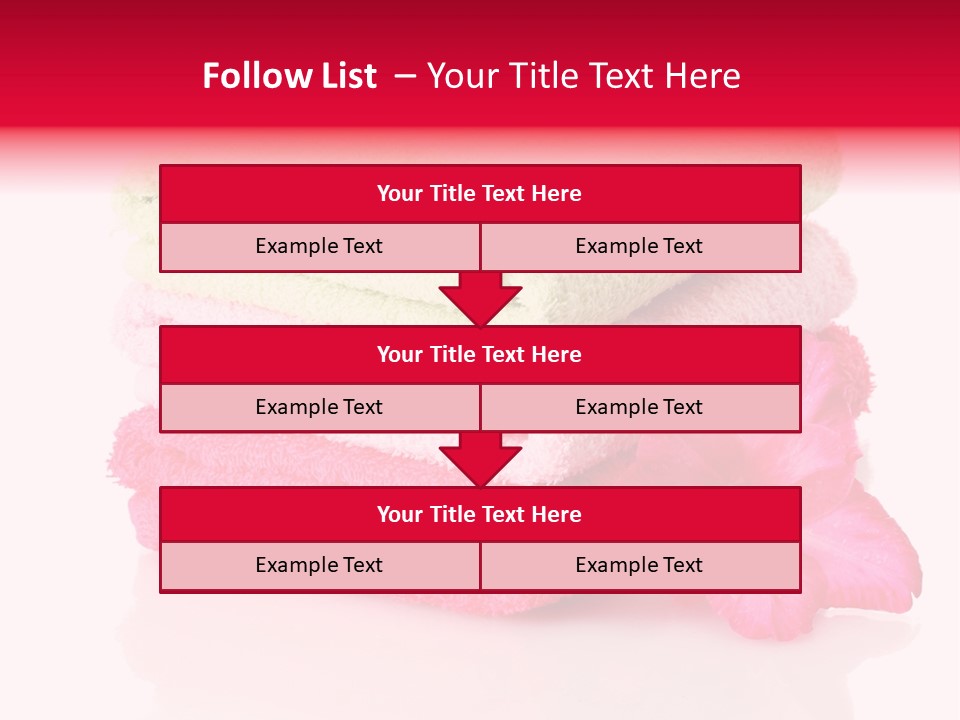 Absorbent Wipe Stack PowerPoint Template