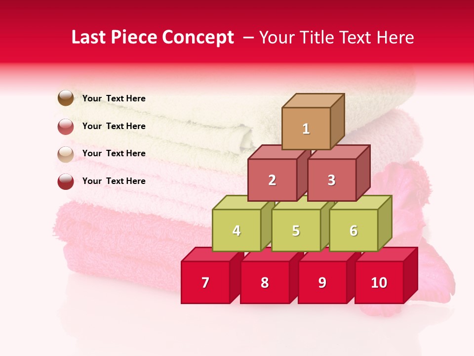 Absorbent Wipe Stack PowerPoint Template