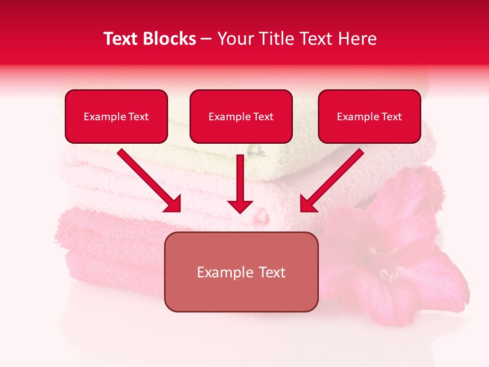 Absorbent Wipe Stack PowerPoint Template