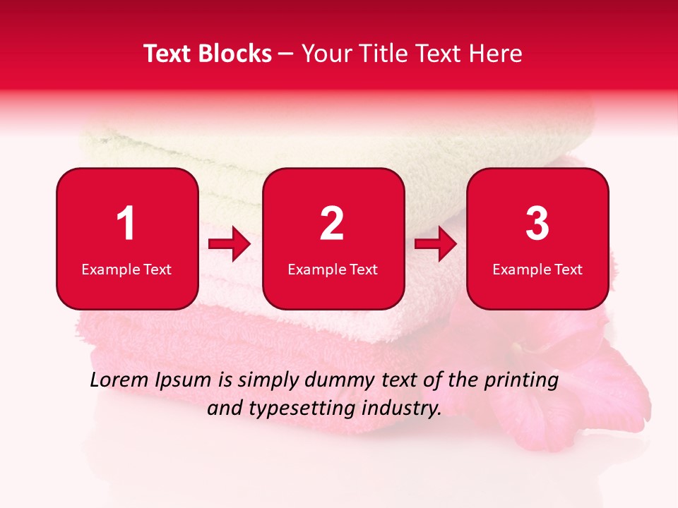 Absorbent Wipe Stack PowerPoint Template