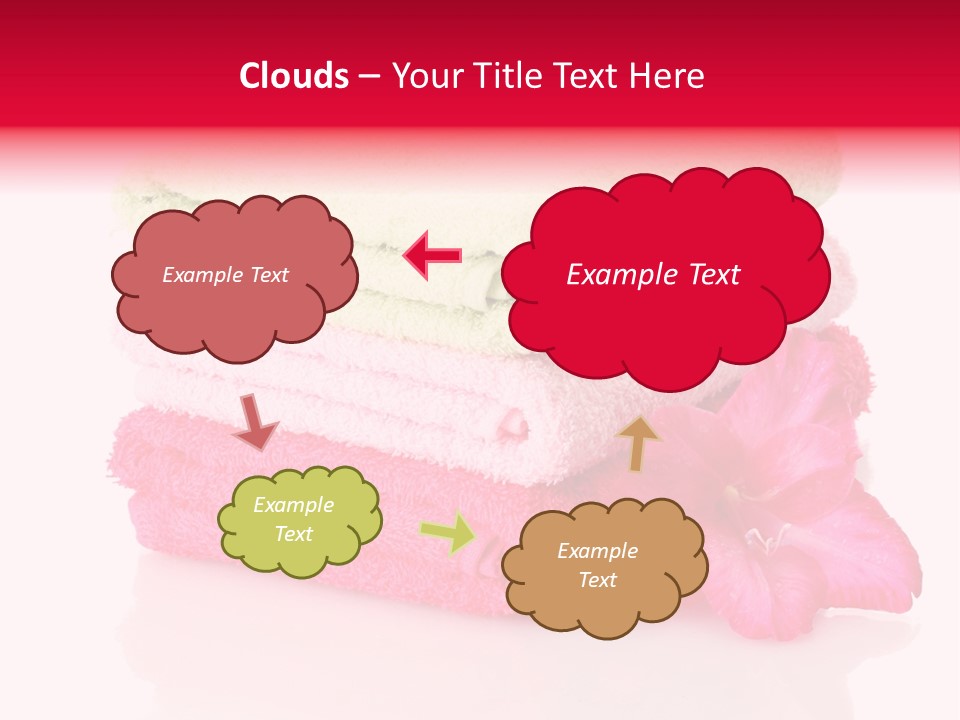 Absorbent Wipe Stack PowerPoint Template