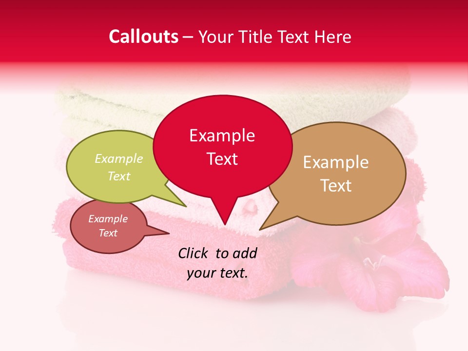 Absorbent Wipe Stack PowerPoint Template