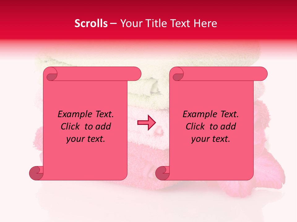 Absorbent Wipe Stack PowerPoint Template
