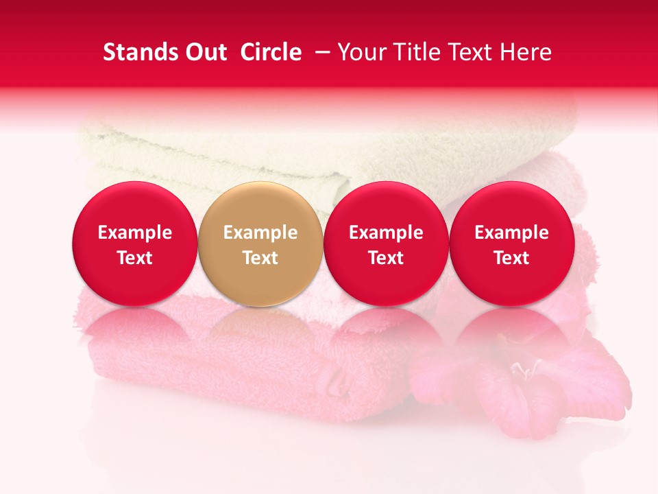 Absorbent Wipe Stack PowerPoint Template