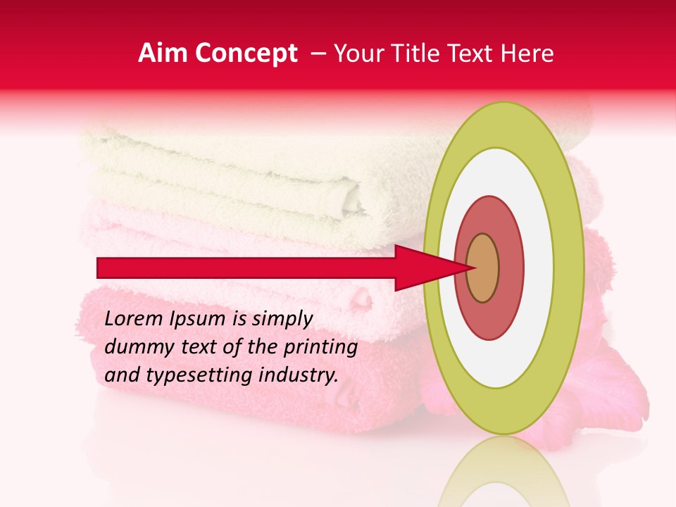 Absorbent Wipe Stack PowerPoint Template