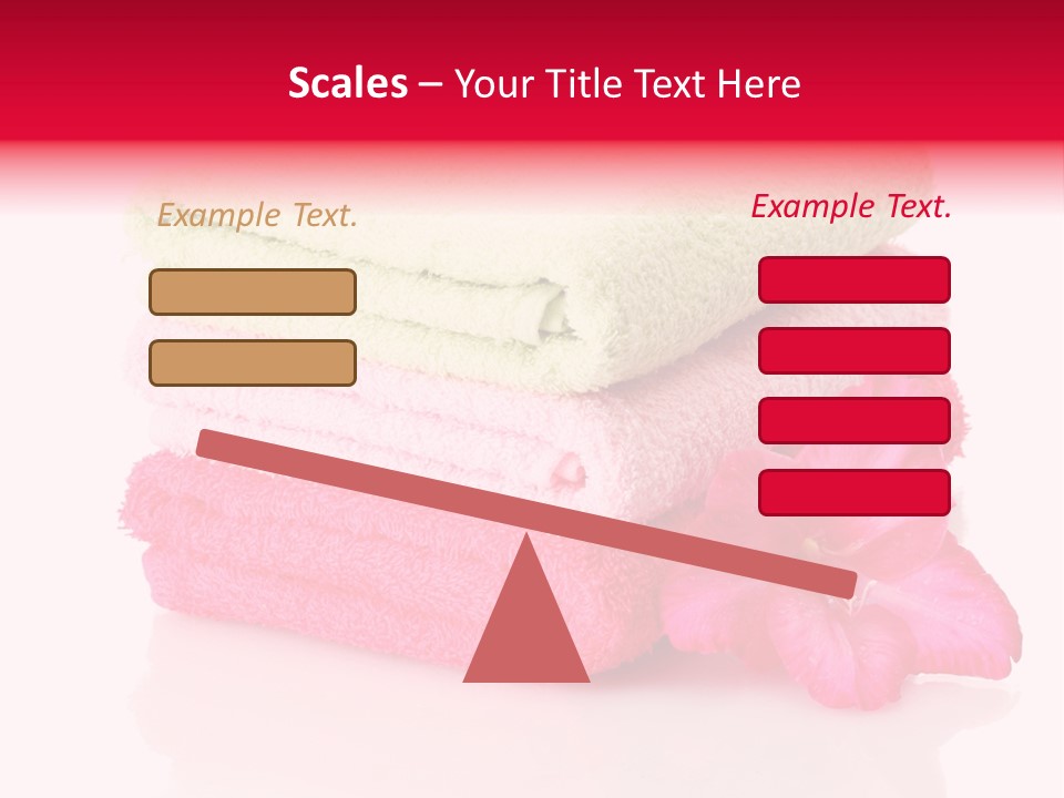 Absorbent Wipe Stack PowerPoint Template