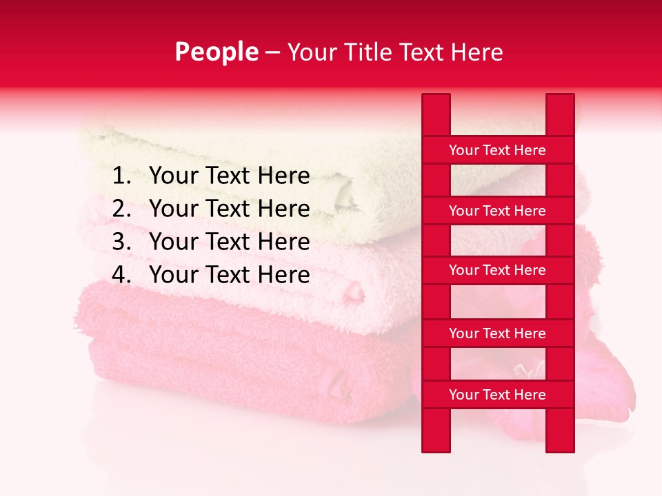 Absorbent Wipe Stack PowerPoint Template