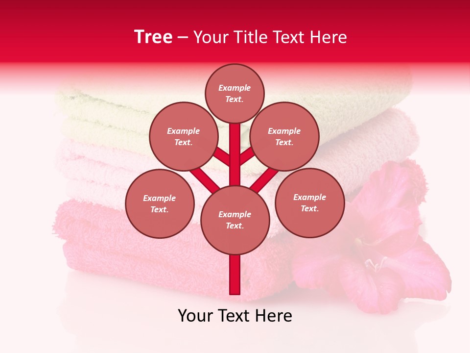 Absorbent Wipe Stack PowerPoint Template