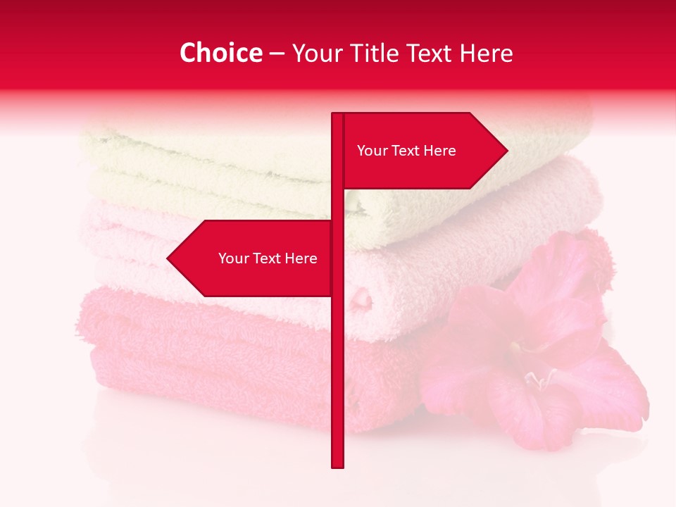 Absorbent Wipe Stack PowerPoint Template