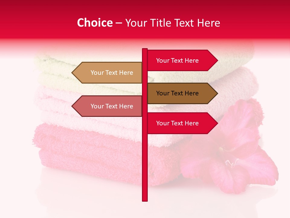 Absorbent Wipe Stack PowerPoint Template
