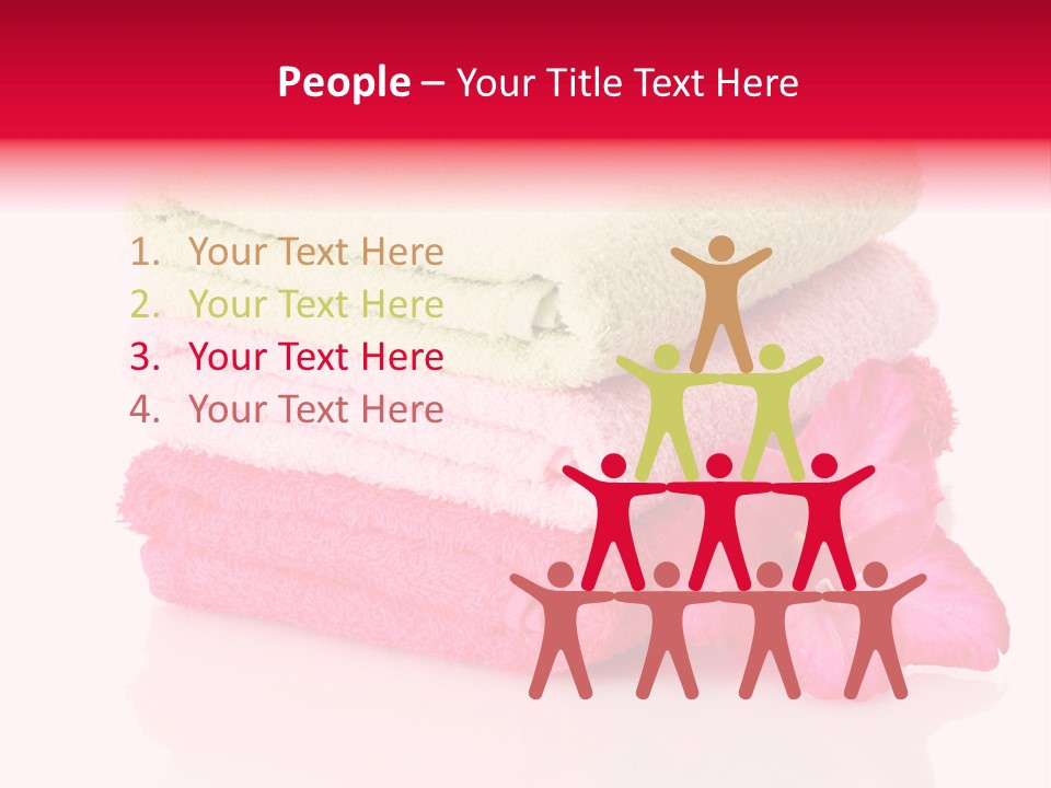 Absorbent Wipe Stack PowerPoint Template