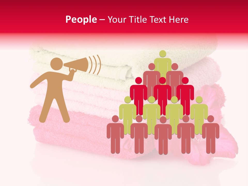 Absorbent Wipe Stack PowerPoint Template